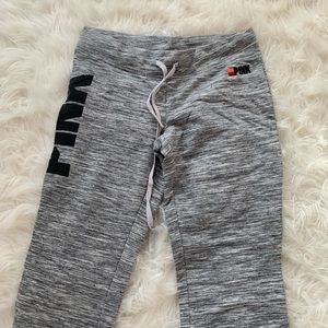 heather gray victorias secret flare pants
